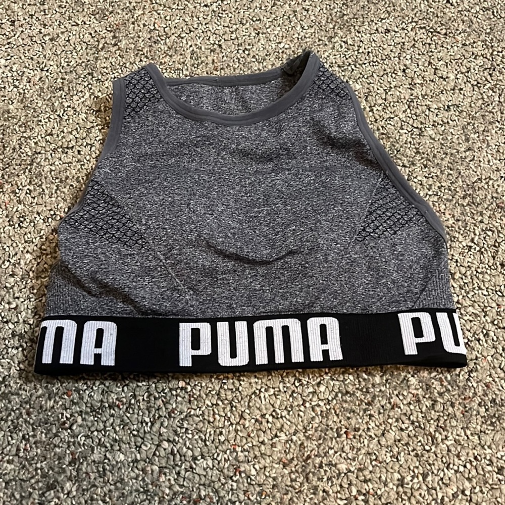 Puma high neck sports bra.